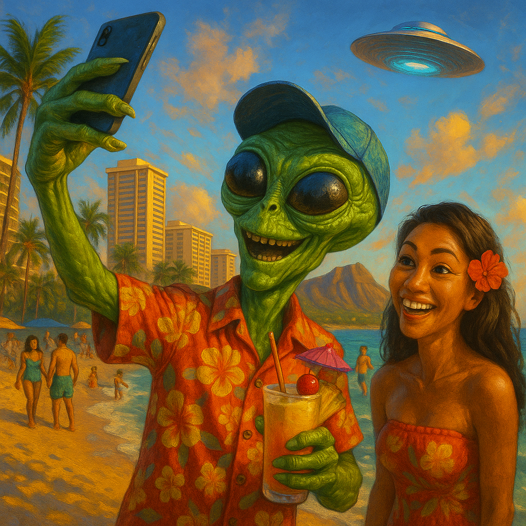 Why Aliens Might Vacation in Waikiki: A Cosmic Talk Story
