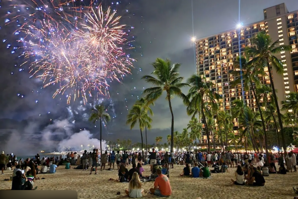 Waikiki Friday Night Fireworks