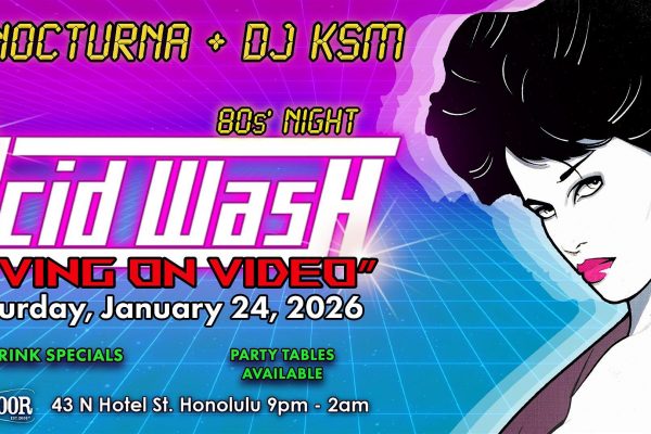 Acid Wash “LIVING ON VIDEO” 80s Dance Party